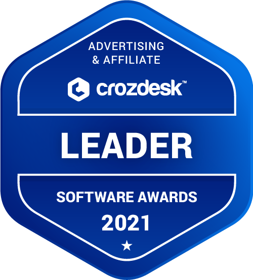 Advertising & Affiliate Software Award 2021 Leader Badge