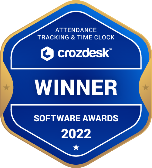 Attendance Tracking & Time Clock Winner Badge