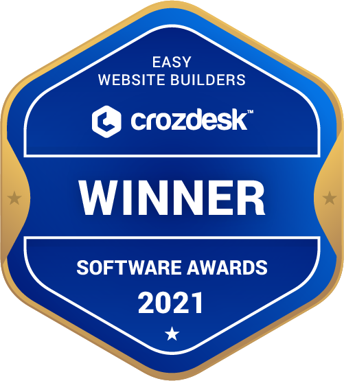 Easy Website Builders Winner Badge