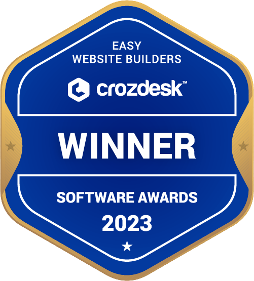 Easy Website Builders Winner Badge