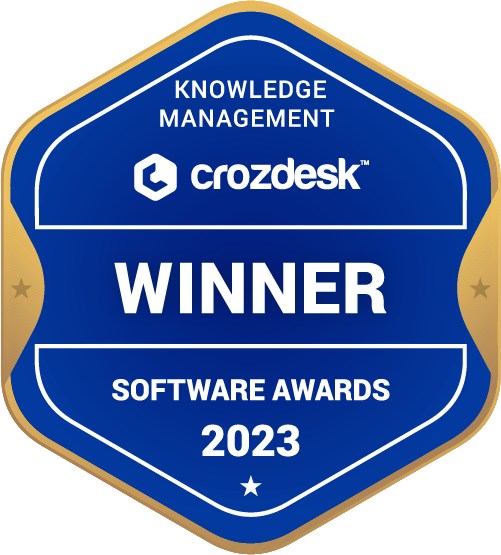 Knowledge Management Winner Badge