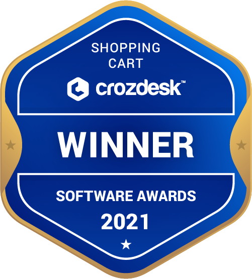 Shopping Cart Winner Badge