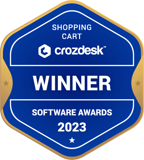 Shopping Cart Winner Badge