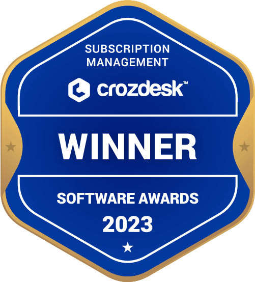 Subscription Management Winner Badge