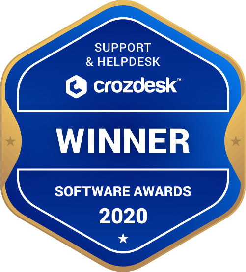 Support & Helpdesk Winner Badge
