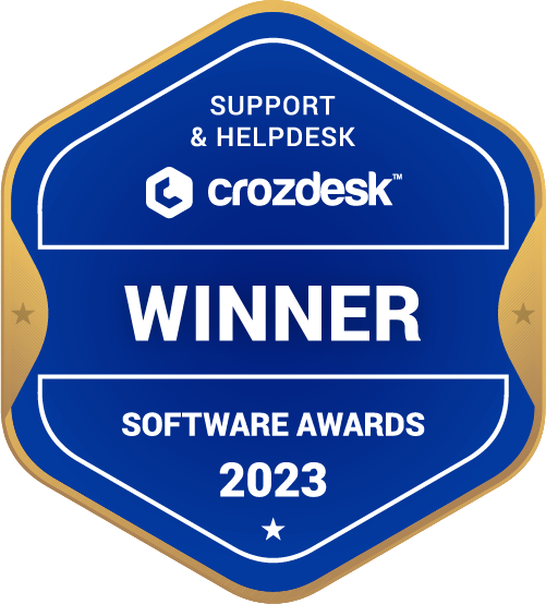 Support & Helpdesk Winner Badge